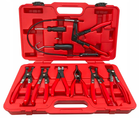 VERKE V86270 SZCZYPCE DO OPASEK ZACISKOWYCH - 9 el