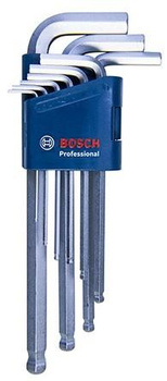 BOSCH ZESTAW KLUCZY HEX IMBUS 1,5-10mm - 9 SZTUK