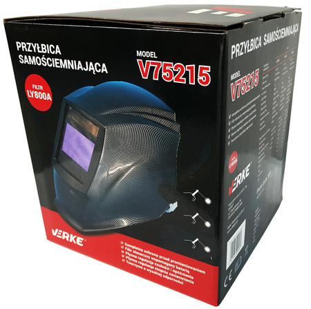 VERKE V75215 PRZYŁBICA MASKA SPAWALNICZA SAMOŚCIEMNIAJĄCA