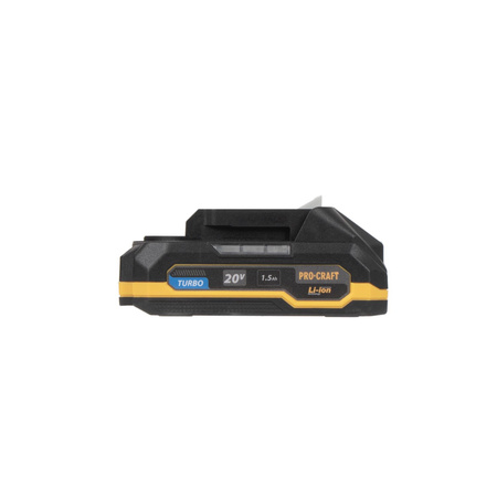 PROCRAFT PA18PRODFR WIERTARKO WKRĘTARKA 30Nm AKUMULATOROWA BEZSZCZOTKOWA 1X1.5AH 20V