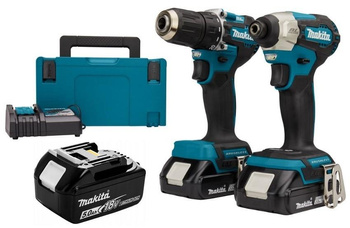 MAKITA DLX2423AJ WKRĘTARKA DDF487 + ZAKRĘTARKA DTD157 5,0Ah + 2x2,0Ah