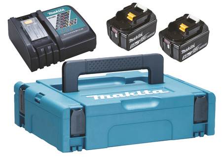 MAKITA 197624-2 ZESTAW ZASILAJĄCY BL1850 2x5,0Ah + DC18RC ŁADOWARKA
