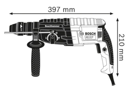 BOSCH GBH 240F Młotowiertarka SDS+ 2xUCHWYT 790W