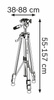 BOSCH BT 150 STATYW BUDOWLANY 1/4" 55-157cm