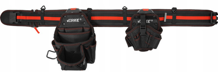 VERKE V33030 PAS NARZĘDZIOWY 3 CZĘŚCIOWY MONTERSKI DEKARSKI BIODROWY