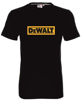 KOSZULKA T-SHIRT MĘSKI Z LOGO DeWALT rozmiar M