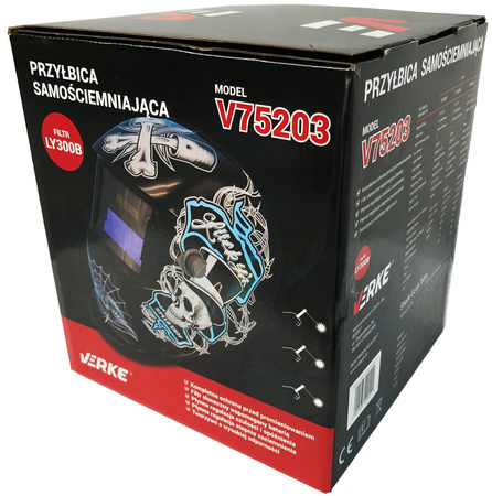 VERKE V75203 PRZYŁBICA MASKA SPAWALNICZA SAMOŚCIEMNIAJĄCA