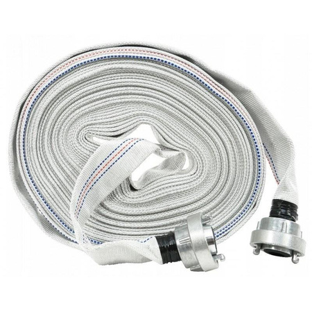 DEGET V60121 WĄŻ DO WODY BRUDNEJ STRAŻACKI 1″ 20m ZŁĄCZKI