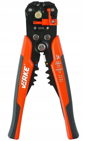 VERKE V06420 SZCZYPCE DO ŚCIĄGANIA IZOLACJI ZACISKARKA DO KABLI