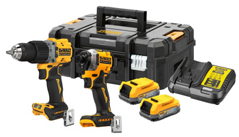 DeWALT DCK2050E2T WKRĘTARKA + ZAKRĘTARKA 18V 2x1,7Ah