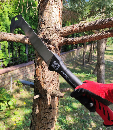 VERKE V86620 KARCZOWNIK MACZETA OGRODNICZA DO PRZYCINANIA GAŁĘZI DRZEW OSTRZE 51CM TASAK