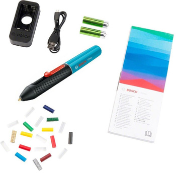 BOSCH GLUEY AKUMULATOROWY PISTOLET DO KLEJU ZESTAW NA PREZENT