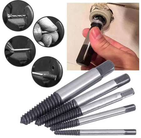 VERKE V86484 WYKRĘTAKI DO ZERWANYCH ŚRUB 6 SZT