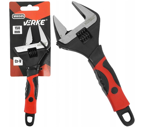 VERKE V86505 KLUCZ NASTAWNY SZEROKI 150mm 0-30mm