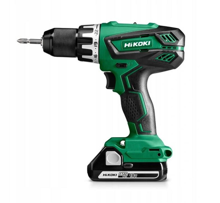 HIKOKI DV18DGAL Wkrętarka UDAR 70Nm 2x2,5Ah + 246 el