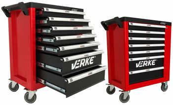 VERKE V33101 SZAFKA NARZĘDZIOWA 7+1 SZUFLAD V33101 PROFI