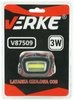 VERKE LATARKA CZOŁOWA LAMPKA CZOŁÓWKA LED COB 3W