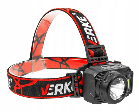 VERKE V87555 LATARKA CZOŁOWA 350 LM + 120 LM 1200mAh