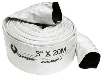 DEGET WĄŻ DO WODY BRUDNEJ STRAŻACKI 3″ 20m