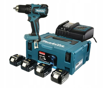 Wkrętarka MAKITA 18V DDF459RF4J + 4 akumul. 3,0Ah