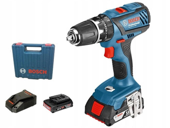 BOSCH GSB 18-2-Li Plus Wkrętarka 18V + udar 2x 2Ah