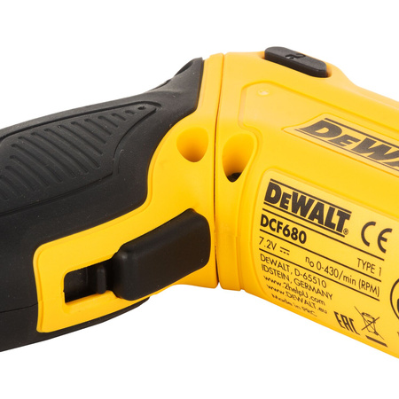 DeWALT DCF680G2 WKRĘTARKA żyroskopowa 7,2V 4Nm 2x1Ah