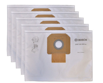 BOSCH WOREK FILTR TEKSTYLNY GAS 35 5szt 2607432037