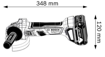 BOSCH GWS 180-Li AKU. SZLIFIERKA KĄTOWA 18V