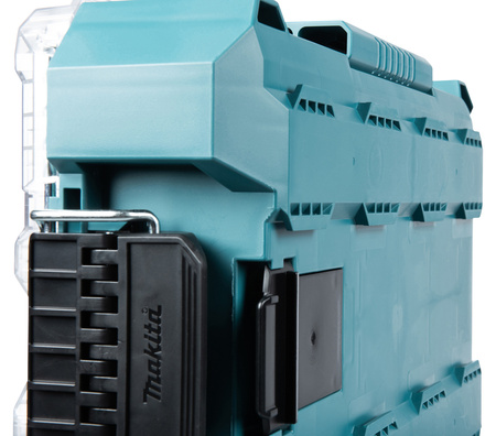 MAKITA MAKTRAK M P-91045 ORGANIZER PŁASKI max. 22,7 kg • 18,41 L • TRANSPARENTNY • 11 POJEMNIKÓW