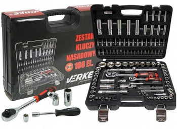 VERKE V39066 PRO KLUCZE NASADOWE 108 SZTUK ZESTAW WALIZKA