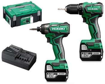 HiKOKI WKRĘTARKA DS18DD + ZAKRĘTARKA WH18DD 2x5Ah