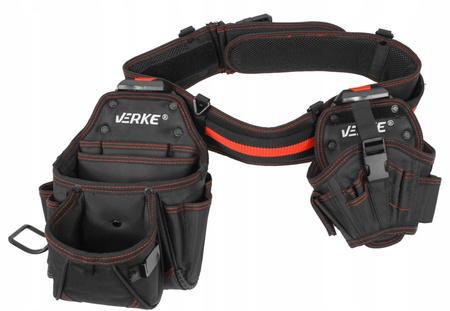 VERKE V33030 PAS NARZĘDZIOWY 3 CZĘŚCIOWY MONTERSKI DEKARSKI BIODROWY