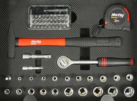 NOTIG N4803 ZESTAW NARZĘDZI W WALIZCE 90 SZTUK