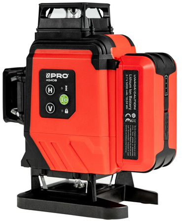 PRO AQ4DG LASER KRZYŻOWY 4x360° ZIELONY + STATYW + BATERIA