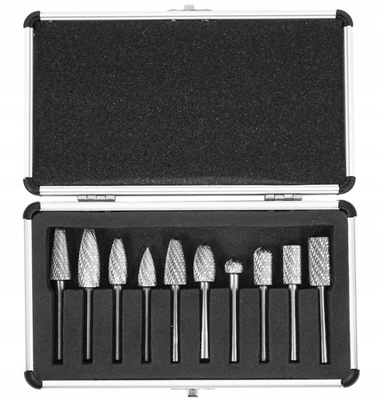 VERKE V05041 FREZY TRZPIENIOWE DO METALU HSS 10el