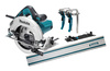 MAKITA HS7611 RĘCZNA PILARKA TARCZOWA 190 mm 1600W + ADAPTER + SZYNA 1,5M + ŚCISKI