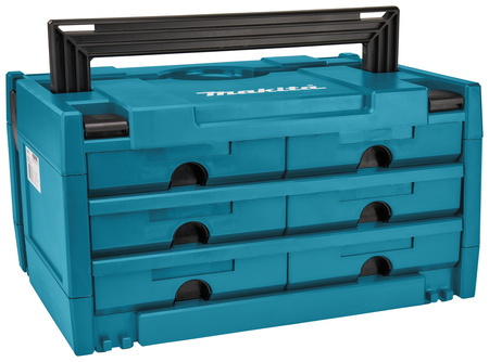 MAKITA P-84333 SKRZYNKA WALIZKA MAKPAC ORGANIZER Z SZUFLADAMI 3x2