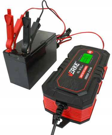 VERKE PROSTOWNIK ŁADOWARKA AKUMULATORA 6V 12V 10A