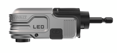 DeWALT DTLRA UDAROWA GŁOWICA KĄTOWA 90° Z DIODĄ LED – ADAPTER 1/4" DO WKRĘTAREK I ZAKRĘTAREK