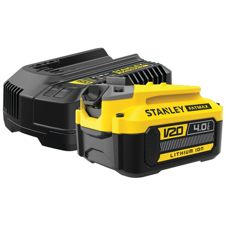 STANLEY FATMAX SFMCB14M1 AKUMULATOR LI-ION 4.0AH 18V V20 + ŁADOWARKA
