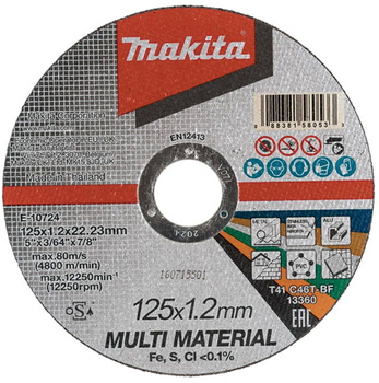 MAKITA E-10724 TARCZA TNĄCA UNIWERSALNA 125MM