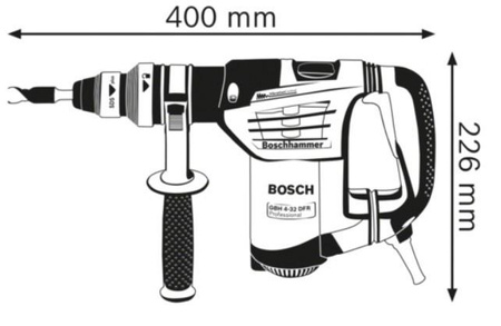 BOSCH GBH 4-32DFR Młot udarowy 4,2J 900W + walizka