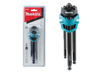 MAKITA B-65894 ZESTAW KLUCZY IMBUSOWYCH 9 SZT 1,5-10 MM