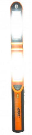 VERKE V87519 LATARKA WARSZTATOWA LAMPKA 2XLED COB Li-lon