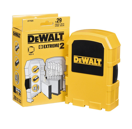 DeWALT DT7926 Zestaw wierteł do metalu HSS-G 29szt