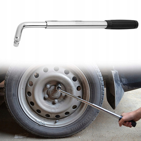 VERKE V81258 TELESKOPOWY KLUCZ DO KÓŁ 17, 19, 21, 23 mm