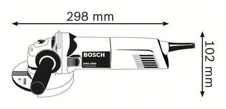 BOSCH GWS 1000 SZLIFIERKA KĄTOWA 125mm 1000W