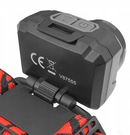 VERKE V87555 LATARKA CZOŁOWA 350 LM + 120 LM 1200mAh