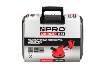 PRO PT002 AKUMULATOROWA PRZYSSAWKA WIBRACYJNA DO PŁYTEK MAXI