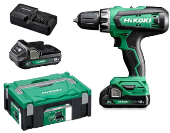 HiKOKI DS18DF WKRĘTARKA 18V + 2x2,0Ah + WALIZKA